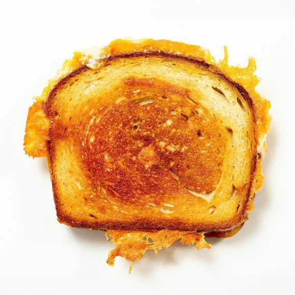 Extra Sharp Cheddar and Mozzarella Sourdough Grilled Cheese