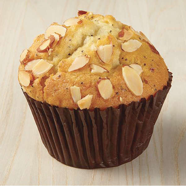 Muffin Almond Poppyseed Yogurt