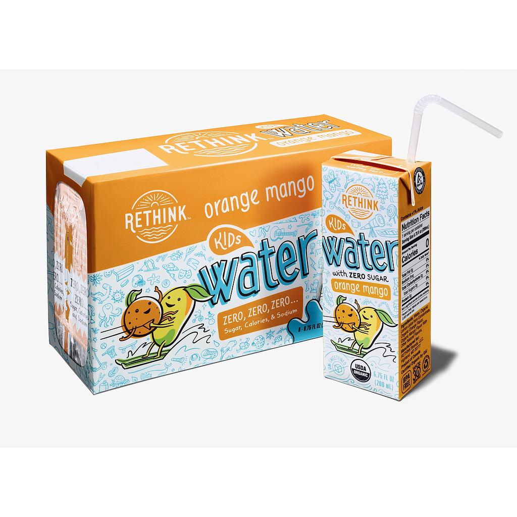 Rethink Kids Orange Mango Water 200ml 
