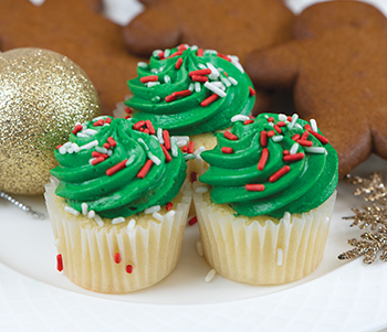 Christmas Mini Cupcakes