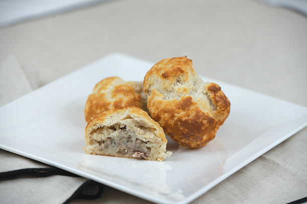 Mini Mushroom & Leek Biscuit