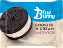 Blue Bunny Cookies N Cream Sandwich