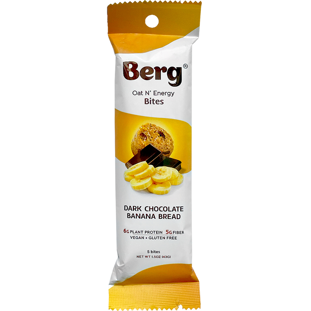 Berg Bites - Dk Choc Banana Bread *CASE ONLY*