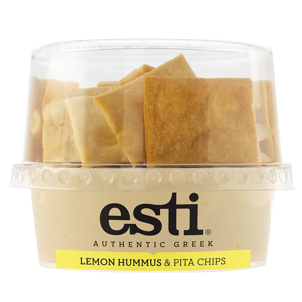 I/W Lemon Hummus with Pita Chips