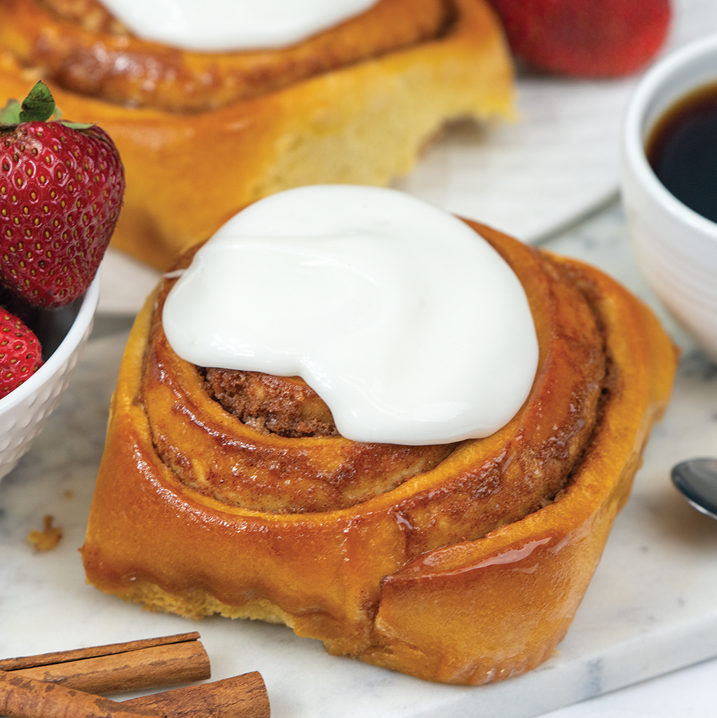 Cinnamon Bun w/Cream Cheese Icing