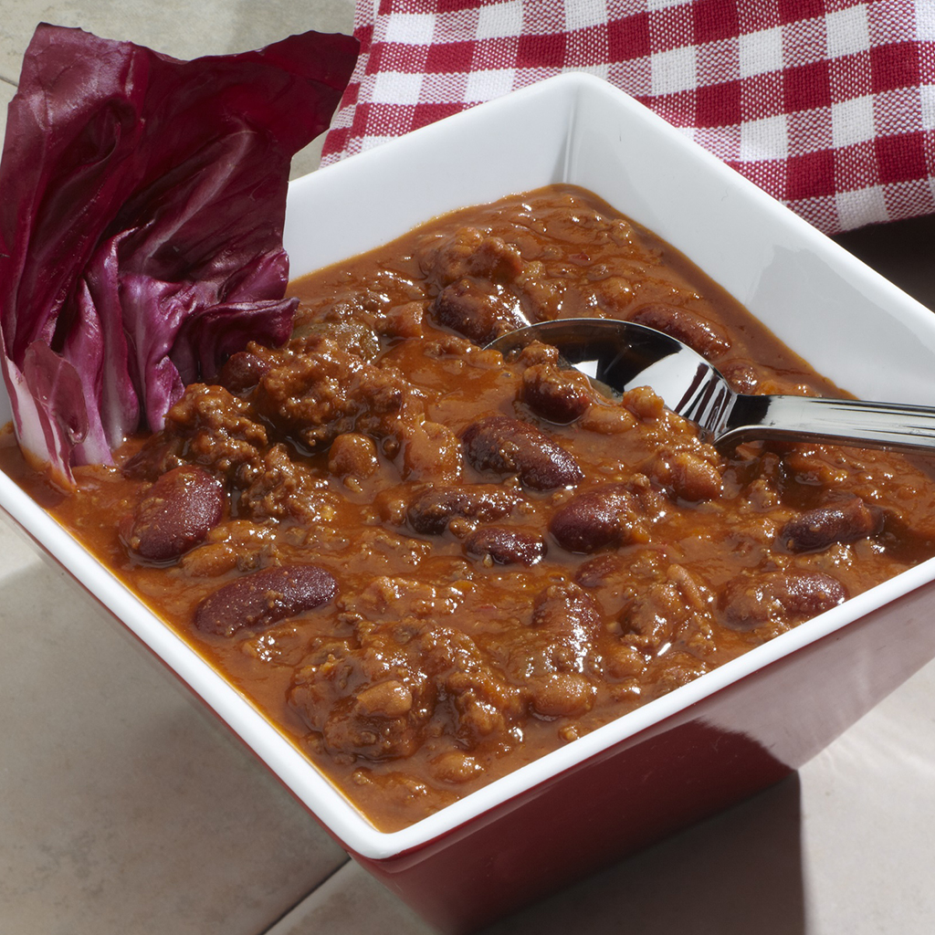 TRADITIONAL BEEF CHILI WITH BEANS 2 X 8 LB