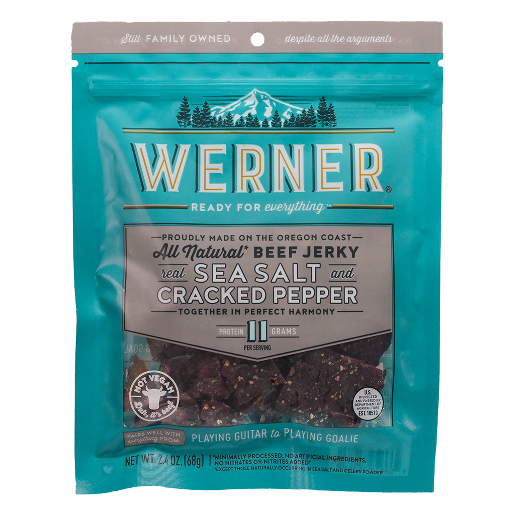 2.4oz All Natural Peppered Beef Jerky