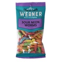Value Size SOUR NEON WORMS 6/7oz