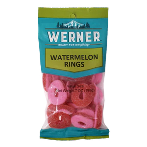 Value Size WATERMELON RINGS 6/6.5oz