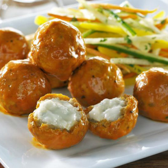 Buffalo Chicken Meatball w/Blue Cheese