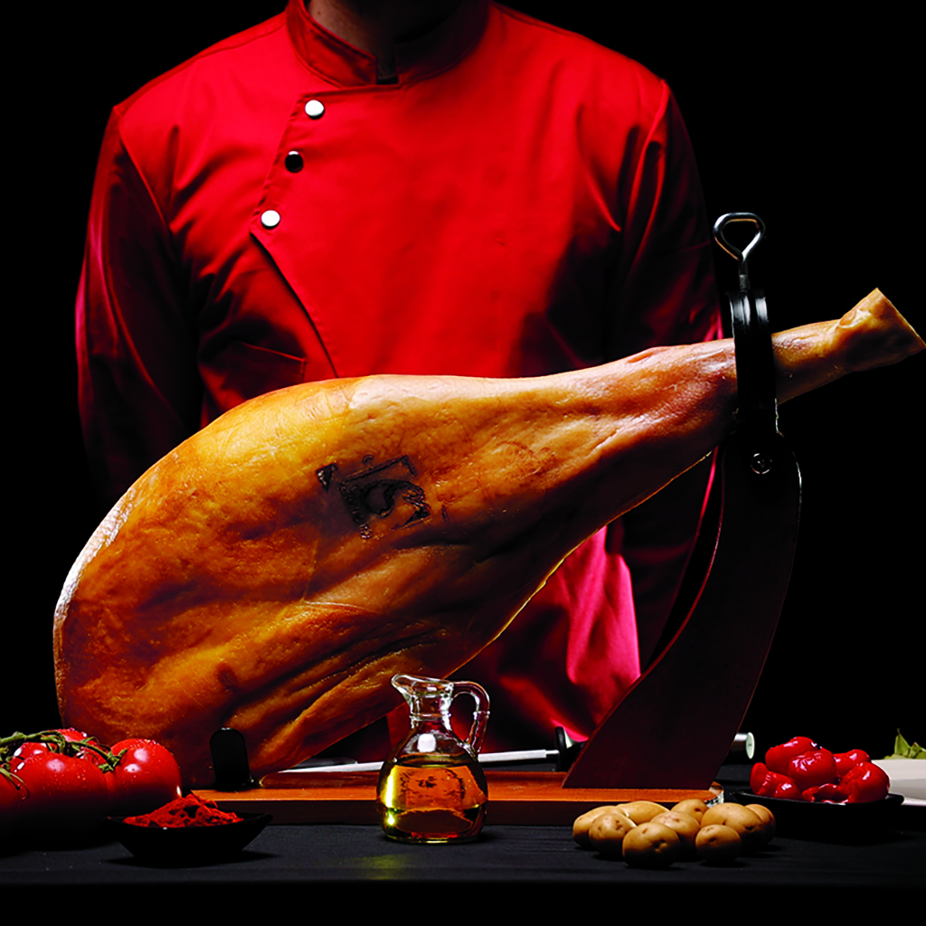 Bone-In Jamón Serrano Leg, Stand & Knife Kit