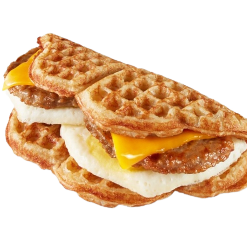 All Day Breakfast Sausage Waffle