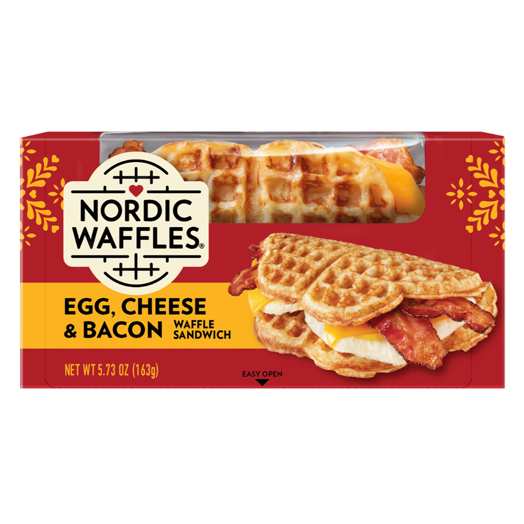 Egg, Cheese & Bacon Waffle/Carton