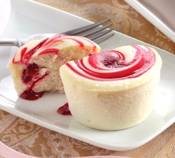 [GR16390] 2.75"/4oz Individual Raspberry Cheesecake