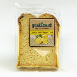 [HAR805] I/W Loaf Lemon Iced Yogurt 4oz. Slice