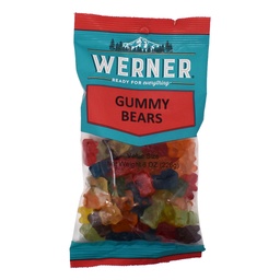 [WER00379] Value Size GUMMY BEARS 6/8oz