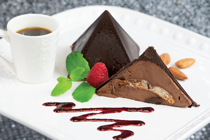 Dark Chocolate Pyramid