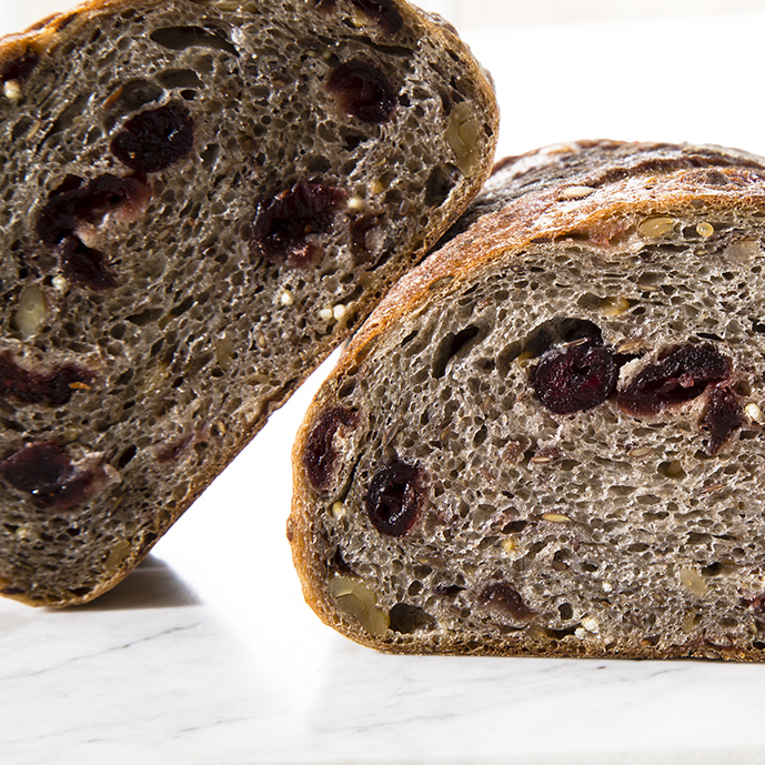 Cranberry Walnut Multigrain Batard