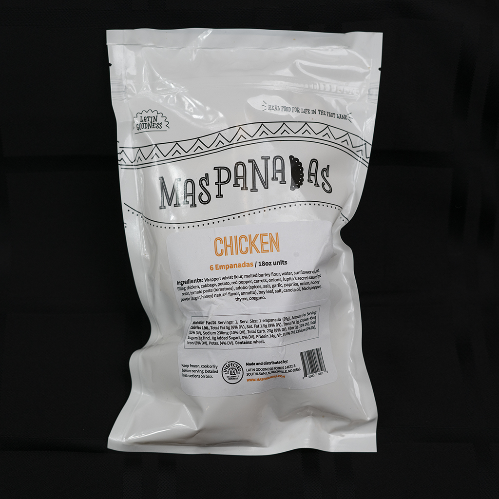 CHICKEN EMPANADAS BAG 3oz  - 6 PACK