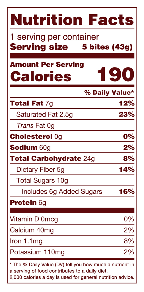 Berg Bites - Peanut Butter Dark Chocolate *CASE ONLY*