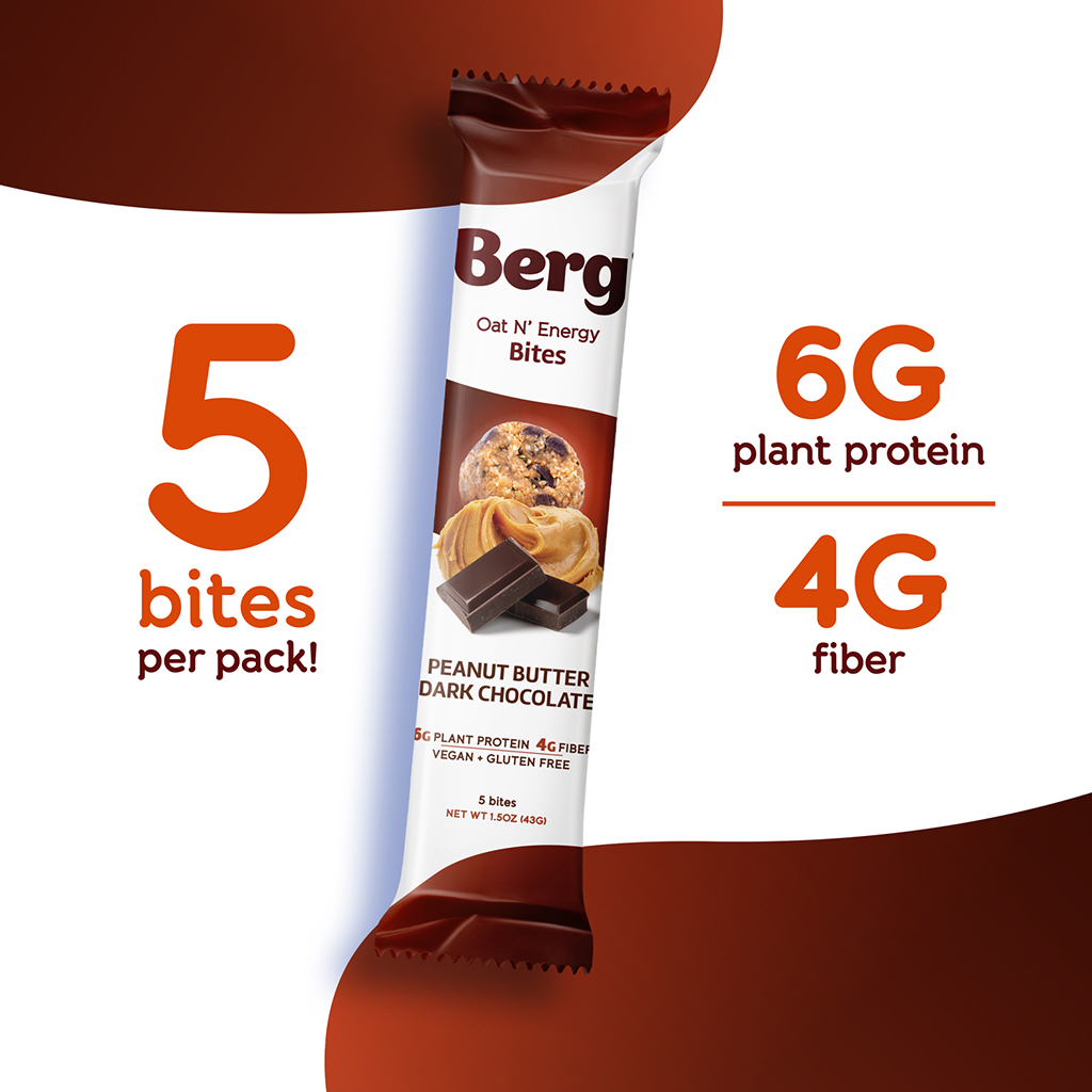 Berg Bites - Peanut Butter Dark Chocolate *CASE ONLY*