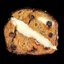 Cinnamon Raisin with Brie and Mozzarella Sourdough Grilled Cheese