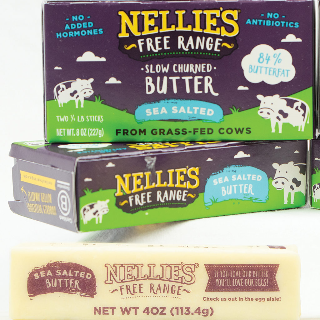 Nellie's Free Range Sea Salted Butter - 8 oz