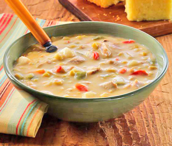 Grilled Chicken & Corn Chowder