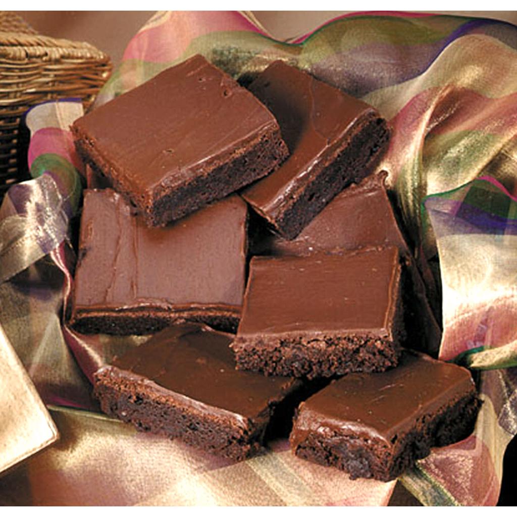 Fudge Iced Brownies