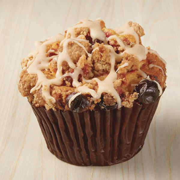 Whole Grain Cranberry Apple Muffin