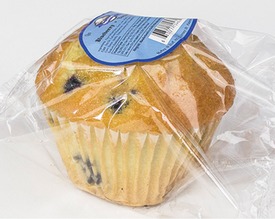 Pre-Wrapped Blueberry Muffin