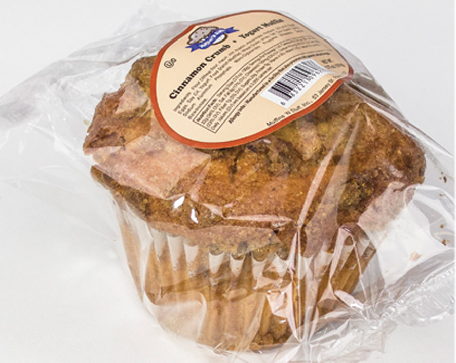Pre-Wrapped Cinnamon Crumb  Muffin