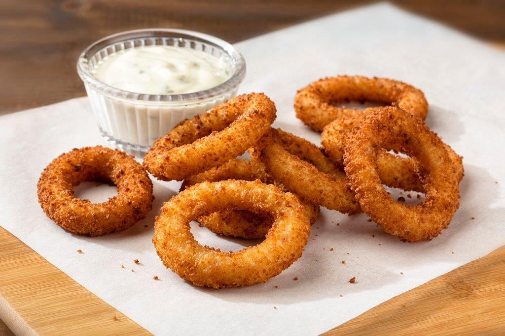 Cauliflower, Bean & Onion Veggie Rings