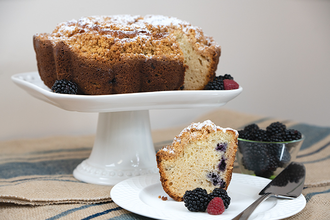 10" Blueberry Crumb Bundt Cake