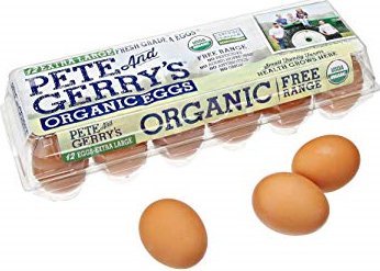Pete and Gerry's Brown Large Organic Eggs - 1 Dozen