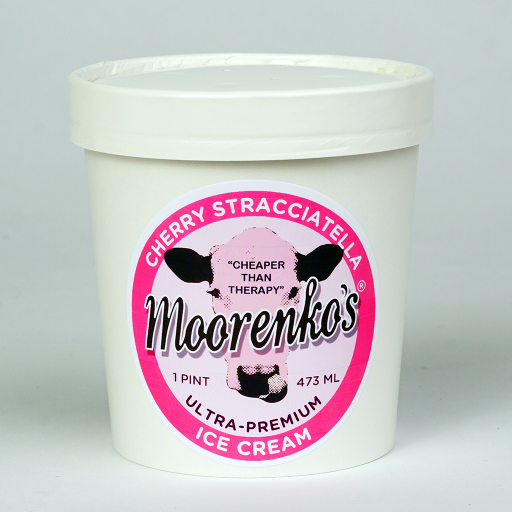 Cherry Stracciatella Ice Cream