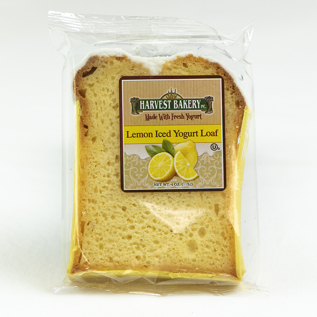 I/W Loaf Lemon Iced Yogurt 4oz. Slice