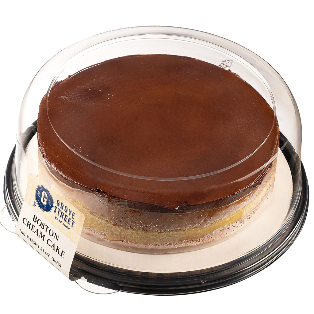 Boston Cream cake 8" Single Layer