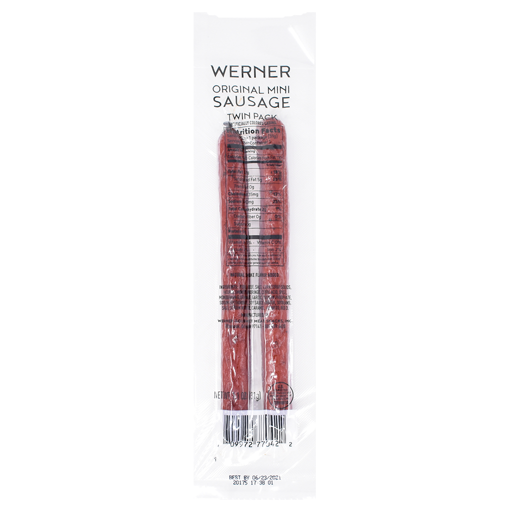 Wrapped Twin Pack Mini Sausage 9/18ct R