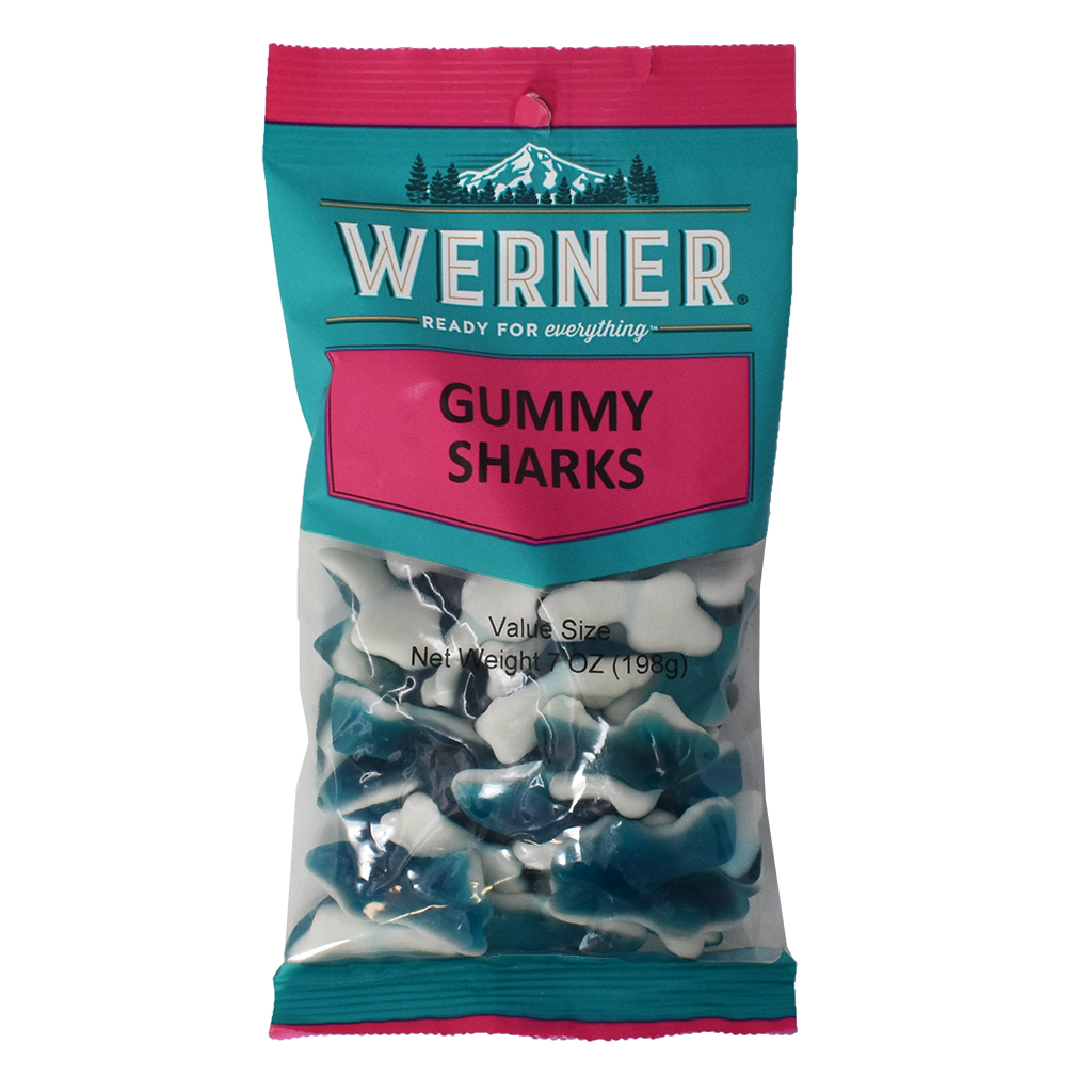 Value Size GUMMY SHARKS 6/7oz