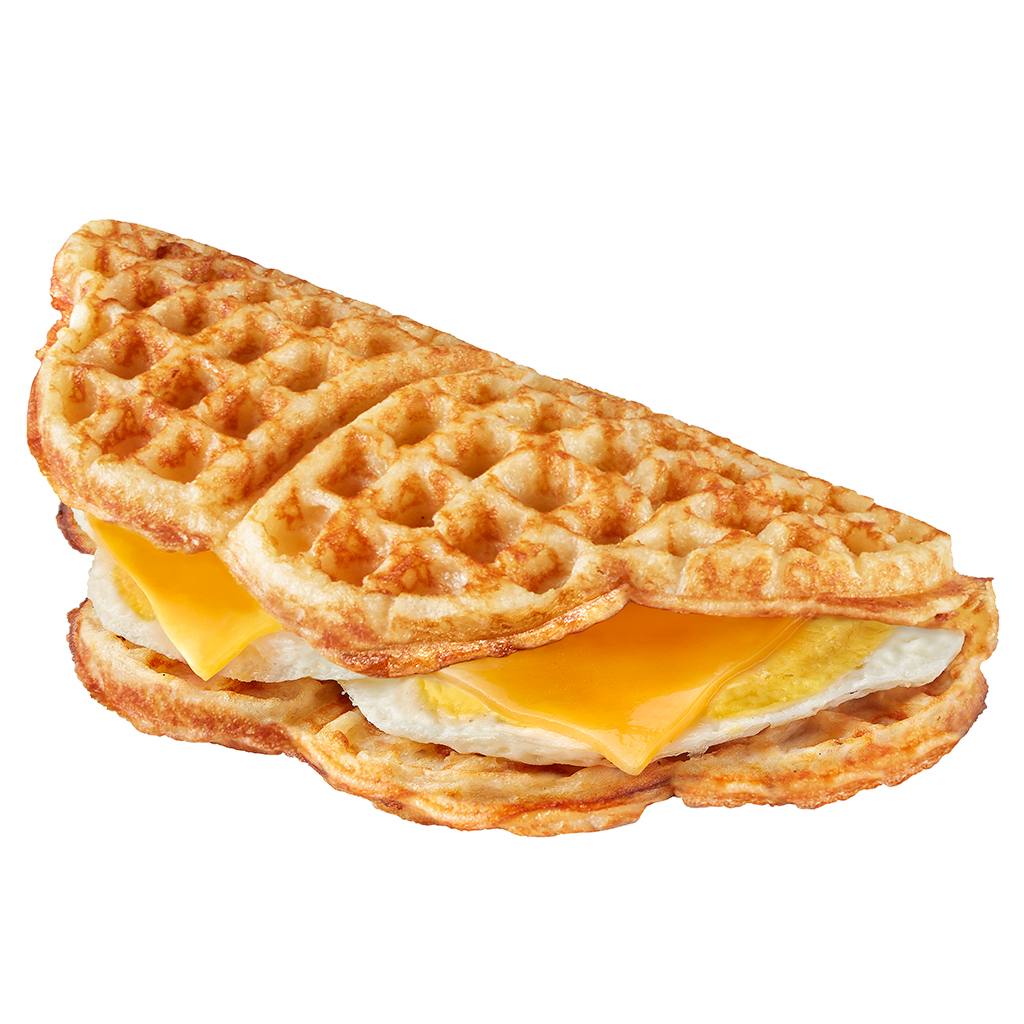 All Day Breakfast Egg & Cheese Waffle