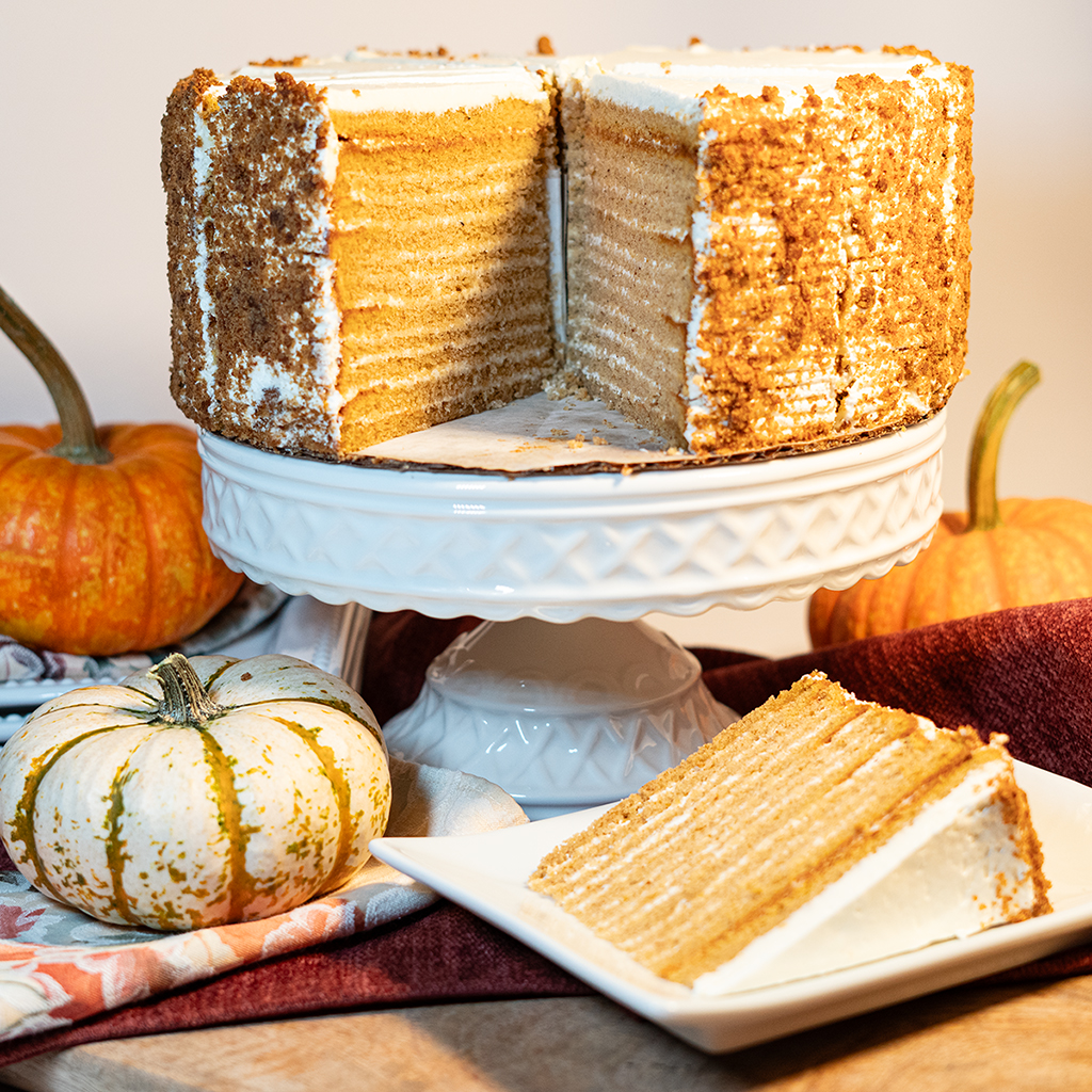 10" Pumpkin Smith Island Cake