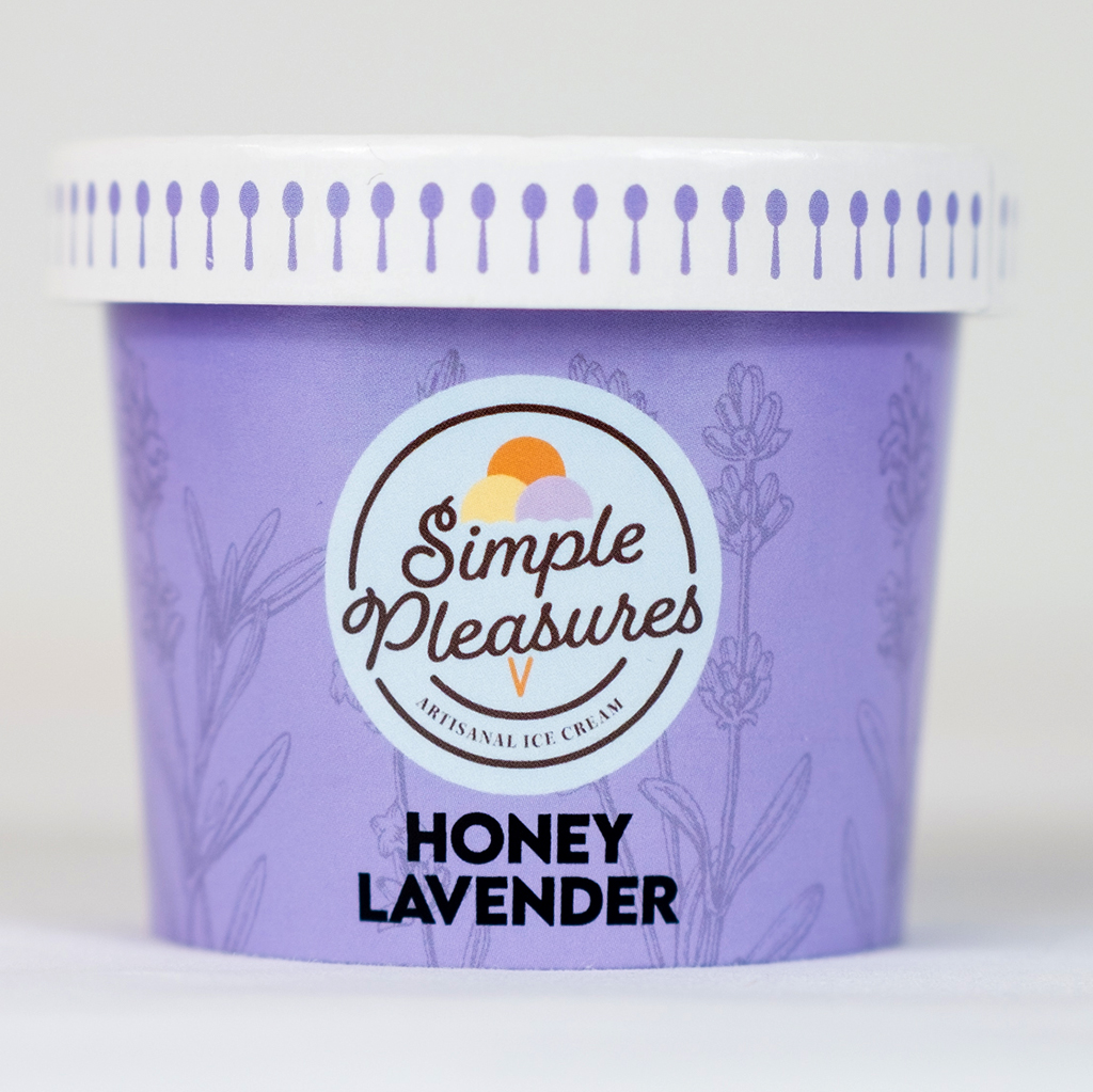 Simple Pleasures Honey Lavender Ice Cream