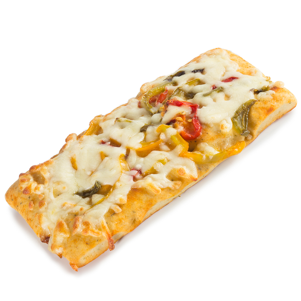 Bell Pepper Mozz Focc Flatbread Pizza