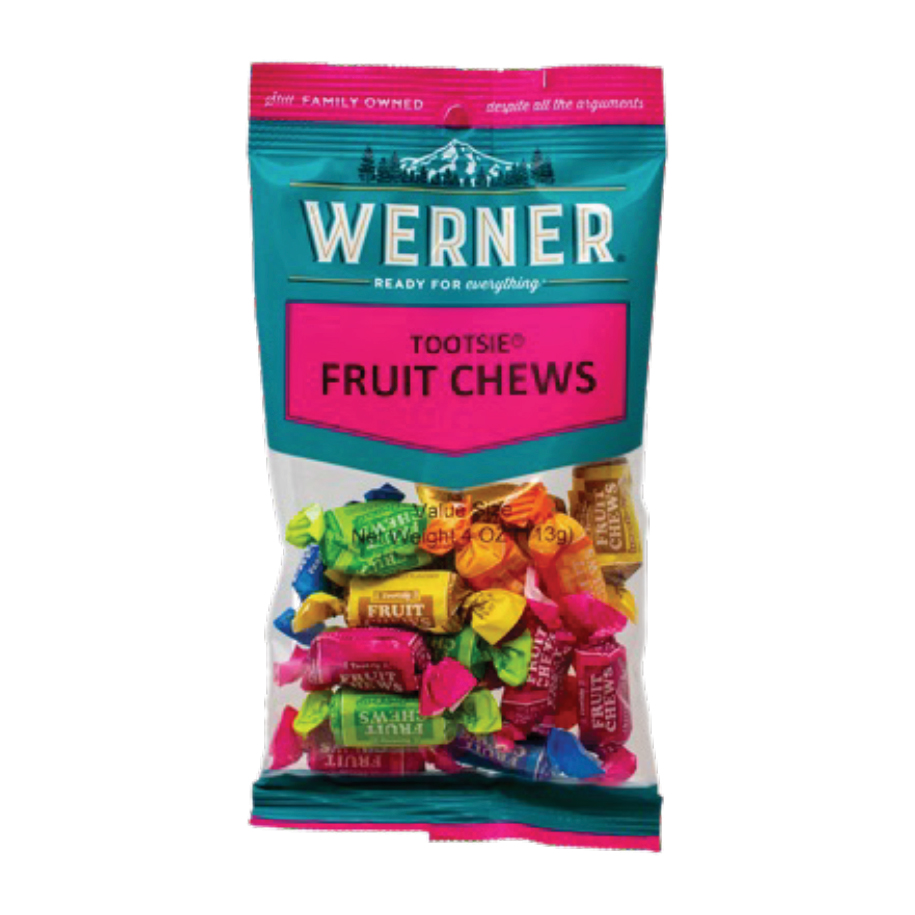 Valuer Size TOOTSIE FRUIT CHEWS 6/6.5oz
