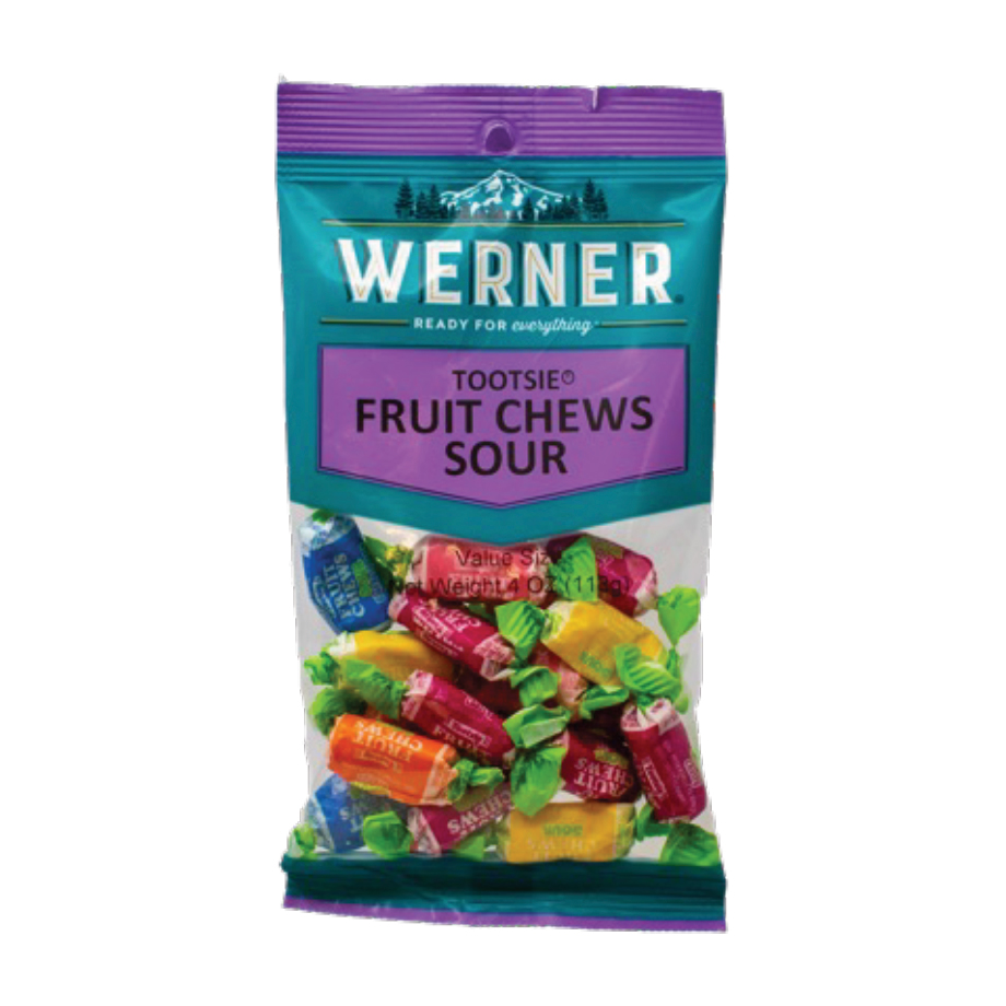 Value Size TOOTSIE SOUR FRUIT CHEWS 6/6.5oz