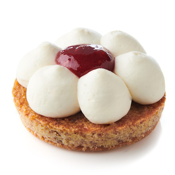 Gluten-free Cheese and Raspberry Tartlet