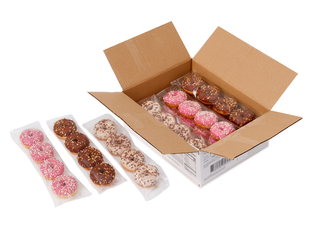 Delizza Mini Donuts 3 Flavors Bulk
