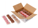 Delizza Mini Donuts 3 Flavors Bulk