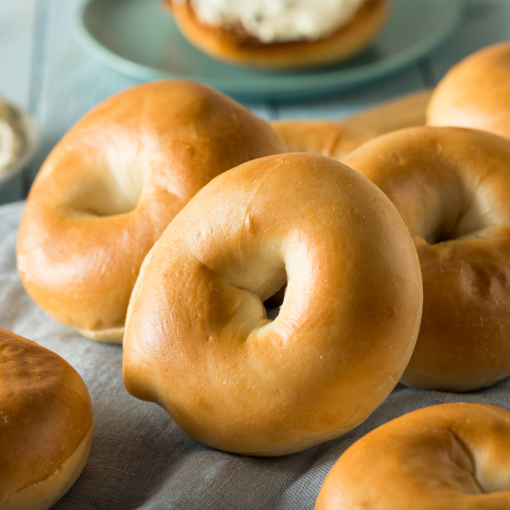 Mini Plain Bagels